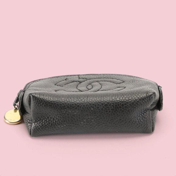 Chanel Caviar Leather CC Zip Coin Purse - Picture 3 of 8